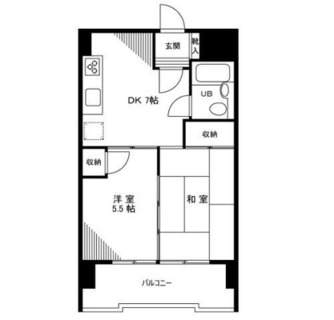 東京都板橋区大和町 賃貸マンション 2DK